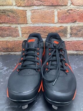 Nike Air Clipper 17 Metal Cleats Black/Red Baseball Shoes Men’s